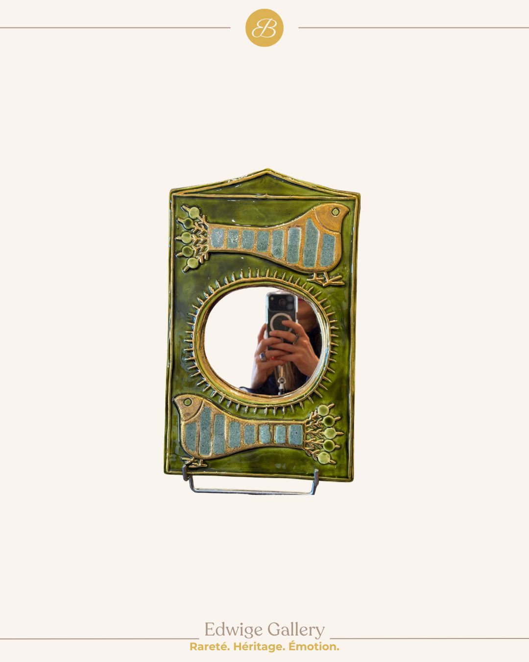 MITHE ESPELT (1923-2020), MIROIR "PAON"