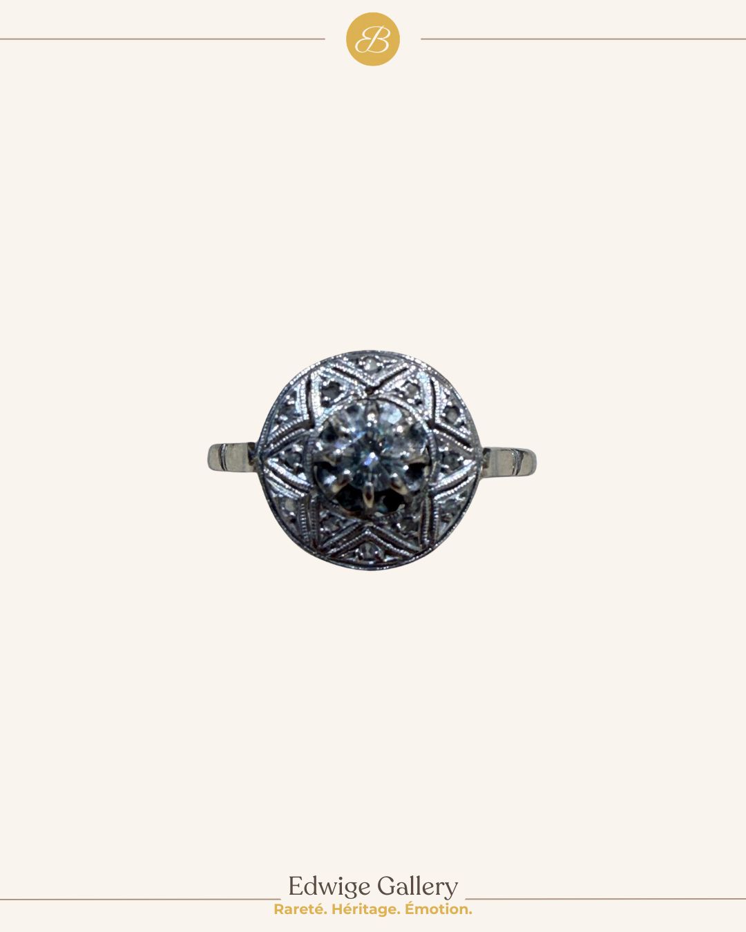 BAGUE ART DECO