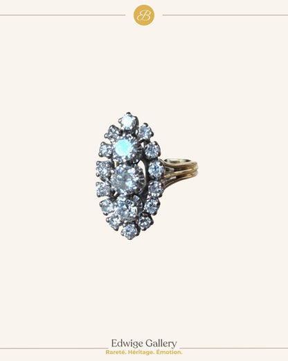 BAGUE MARQUISE DIAMANTS