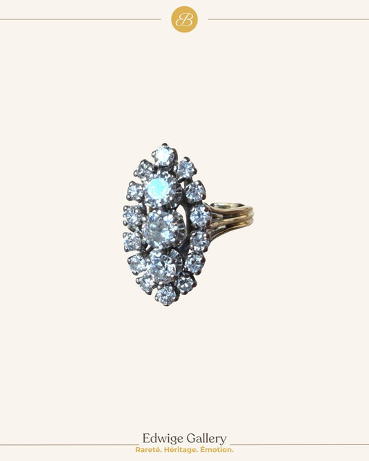 BAGUE MARQUISE DIAMANTS