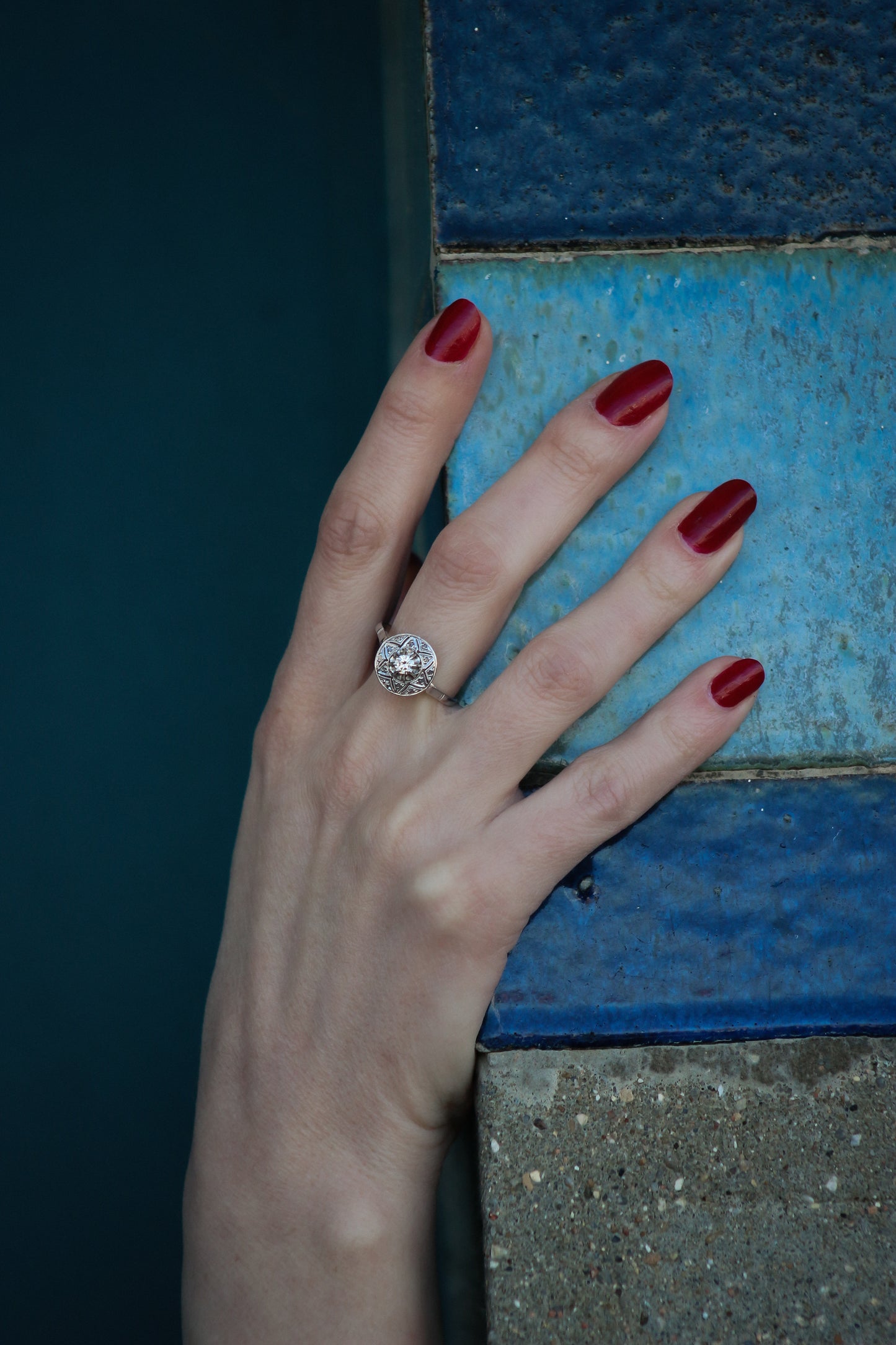 BAGUE ART DECO