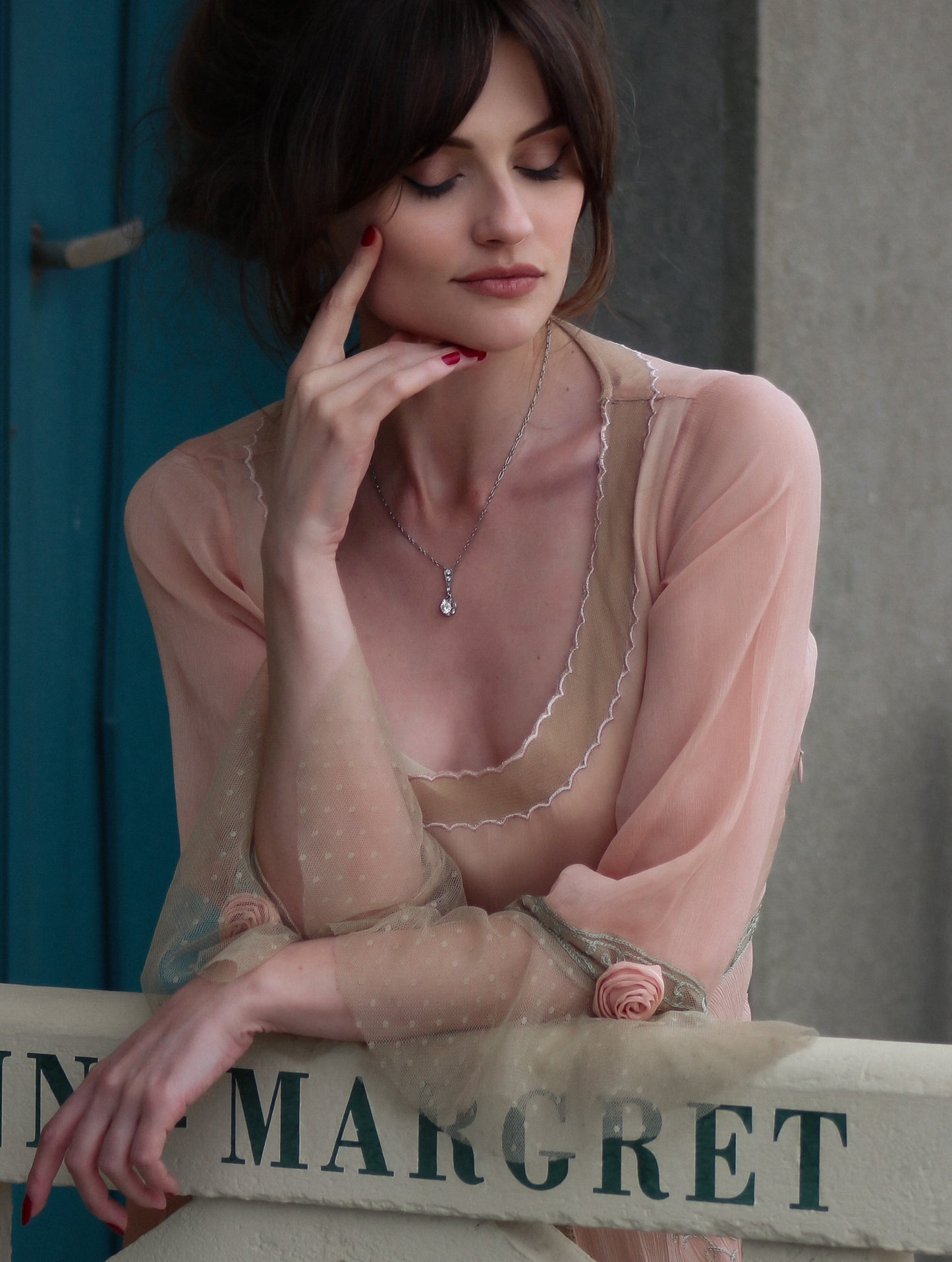 COLLIER PENDENTIF ART DECO
